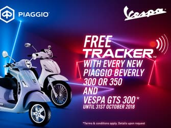 Piaggio And Vespa Retailers Partner With TRACKER Network UK To Combat Crime