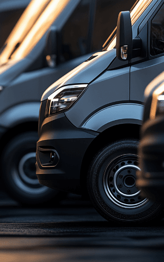 Fleet of Grey or silver vans cropped 706 x 530 website