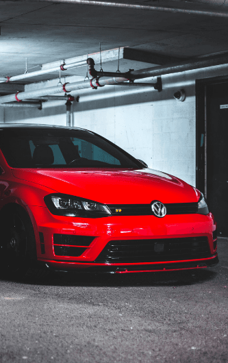 VW parked in underground in a car park 706 x 530