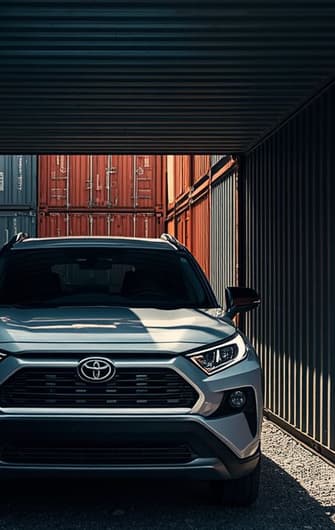 Canva AI images Toyota RAV4 Shipping Container 2 website